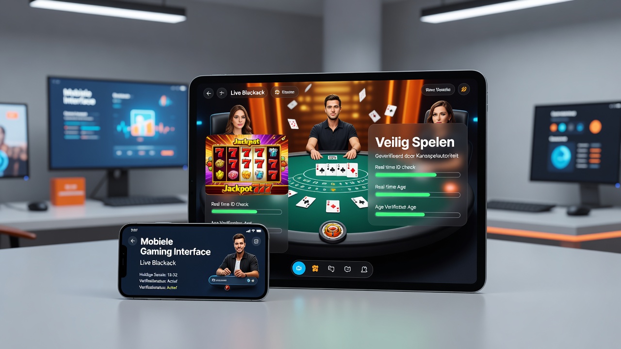 Live table interface met KSA-verificatie in mobiele Nederlandse casinos