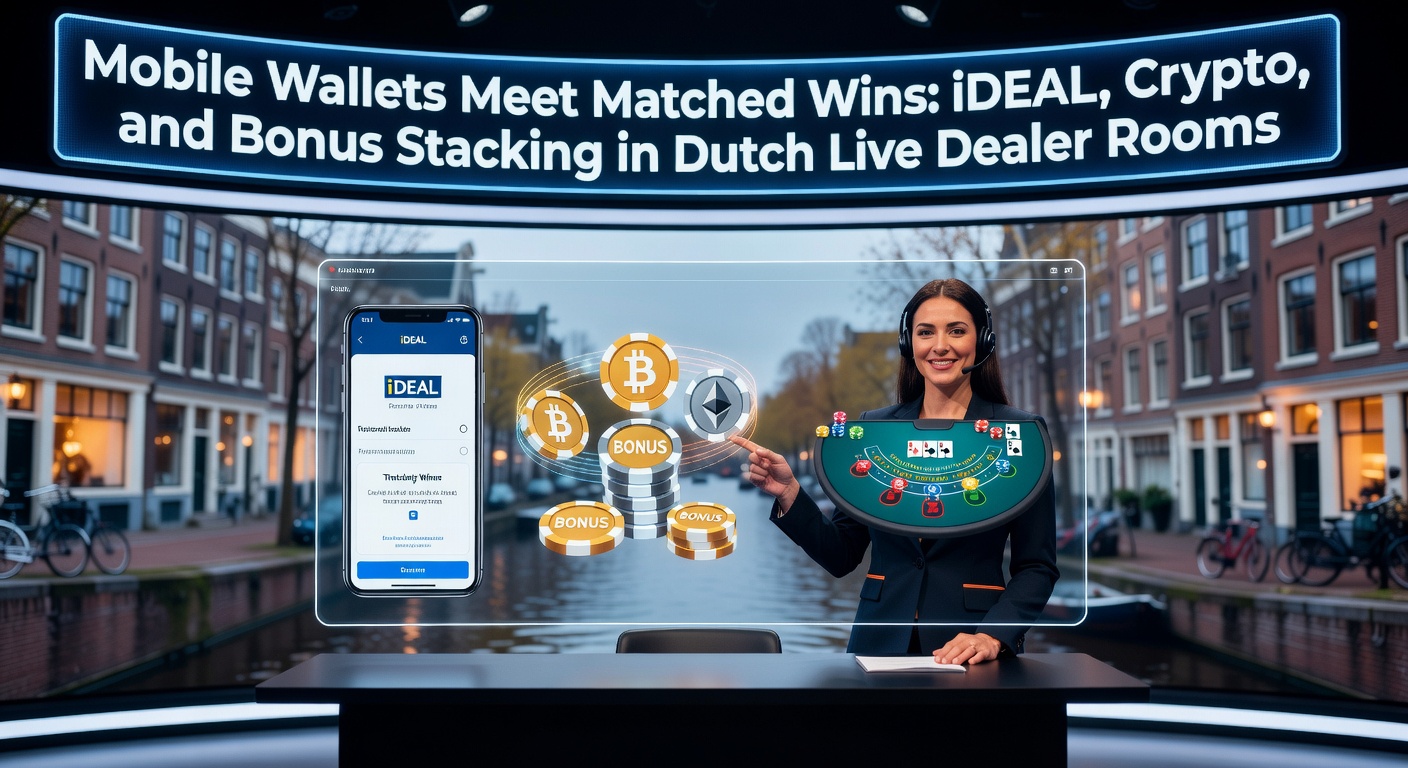 Schermafbeelding van een mobiele wallet app verbonden met een live dealer roulette tafel in een Nederlands casino platform