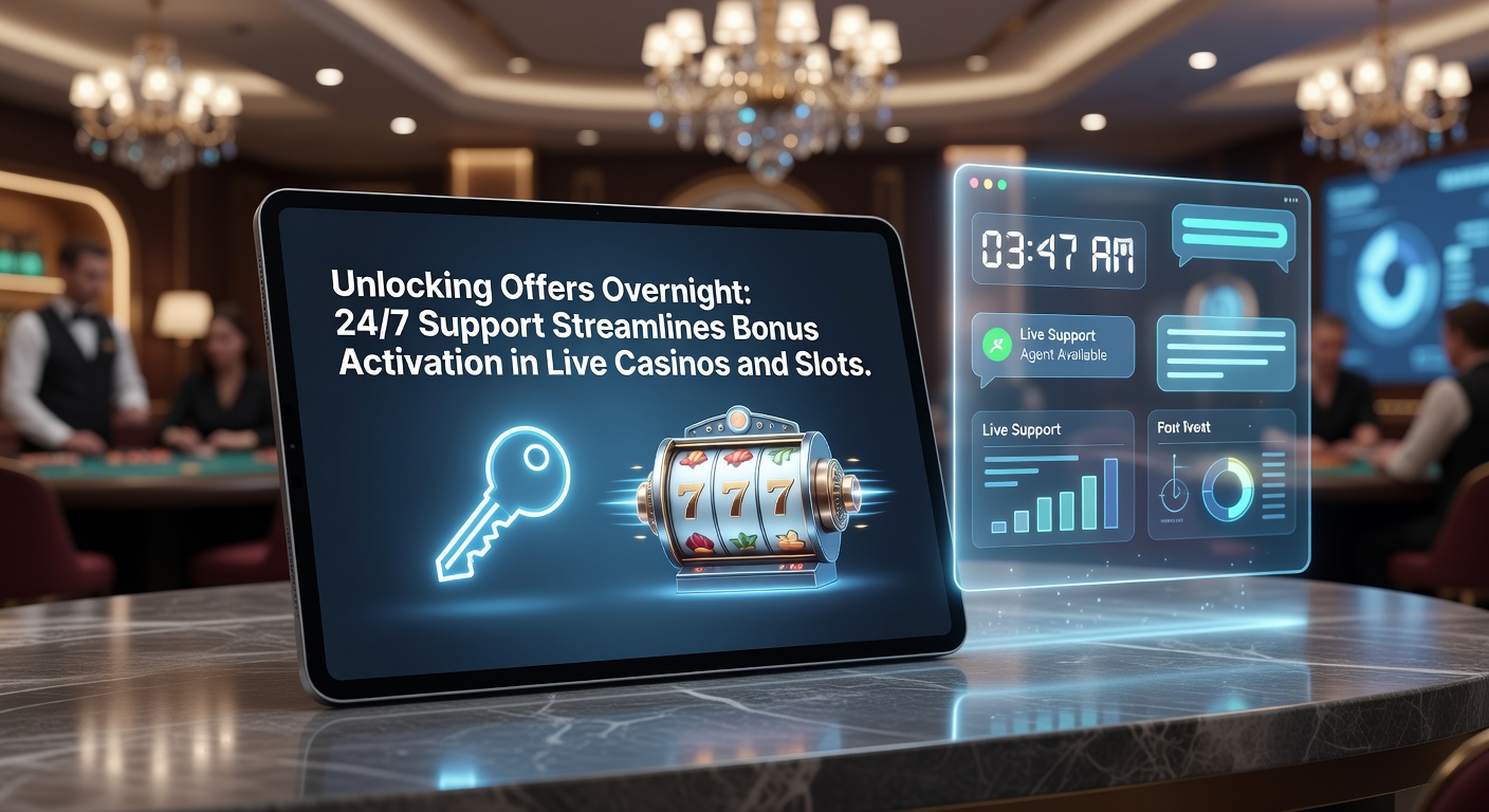 Dynamische afbeelding van een mobiel scherm met actieve bonus in een live casino sessie, chatvenster open en slots-symbolen die draaien